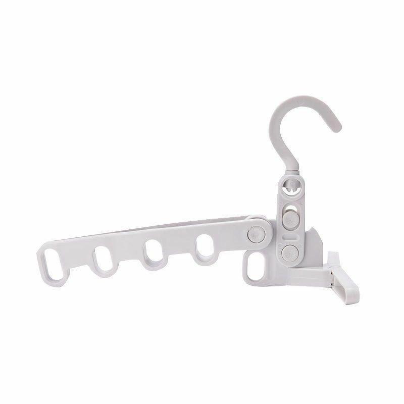 物干しハンガー 折りたたみ 5連 収納ハンガー 出張 旅行 室内干し ドアハンガー 洗濯ハンガー 省スペース 自立 リビング 浴室 お風呂 タンス 棚 旅行 持ち運び | ブランド登録なし | 10