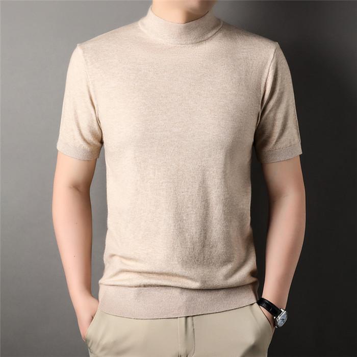 モックネック ニットセーター メンズ半袖 サマーニット サマーセーター tシャツ ニットソー ハイネック ゴルフウェア 半袖ニット 無地 ニット |  | 10