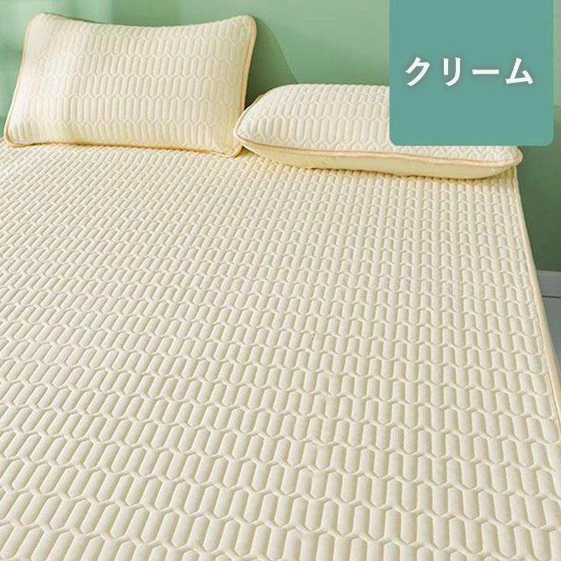 ベッドパッド 接触冷感 敷きパッド ひんやり クール敷きパッド セミシングル セミダブル ワイドダブル キング 冷感マット 接触冷感 ひんやり クール敷きパッド | ブランド登録なし | 04