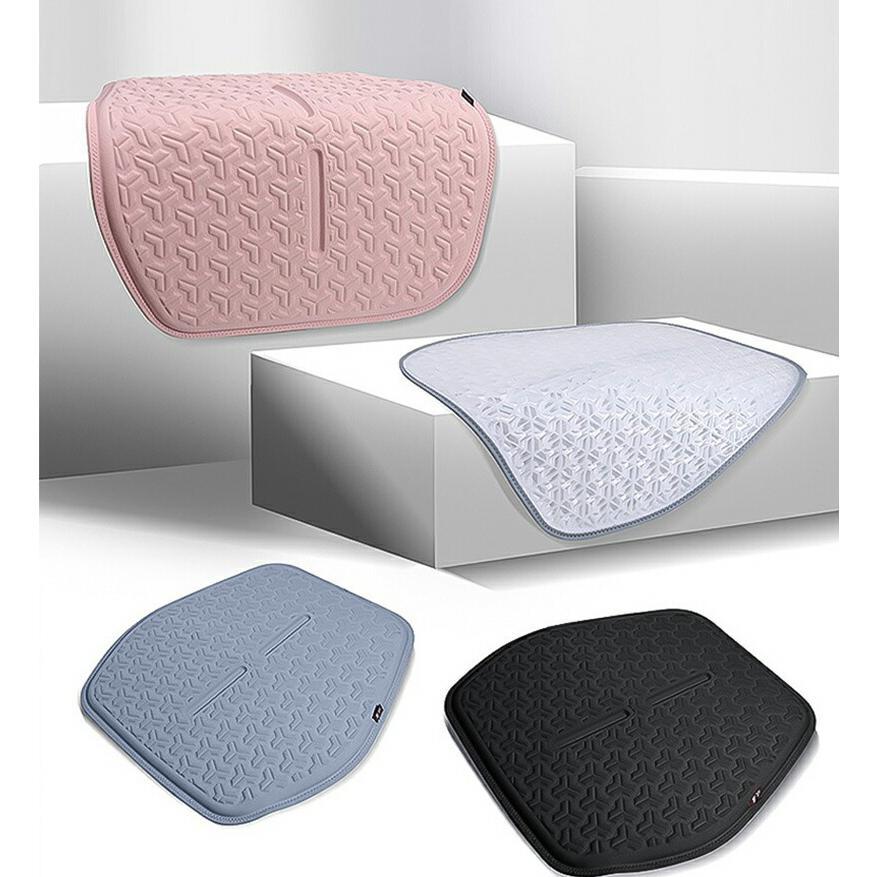 クールカーシート シートカバー 冷感シート 車用 蒸れない 通気性 接触冷感 冷たい アイスシルク クール ジェルマット クッション シート 冷感グッズ 冷却 車内 | ブランド登録なし | 17