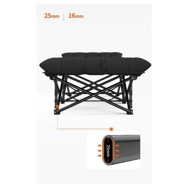 アウトドアコット ワンタッチ式 176*66*47cm 折りたたみ ベッド