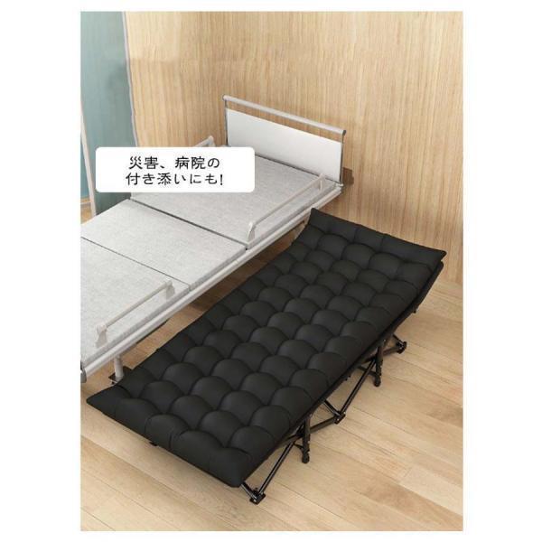 アウトドアコット ワンタッチ式 176*66*47cm 折りたたみ ベッド