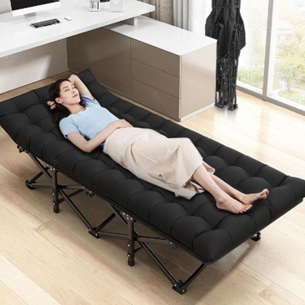 アウトドアコット ワンタッチ式 176*66*47cm 折りたたみ ベッド