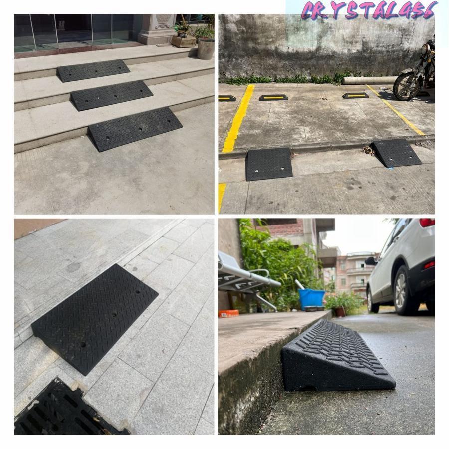 駐車場 段差プレート 段差スロープ スロープ 段差解消 5cm 6cm 7cm 8cm 9cm 10cm 12cm 15cm 20cm 段差用、カースロープ 段差 車 車庫 バイク スロープ 玄関 | ブランド登録なし | 07