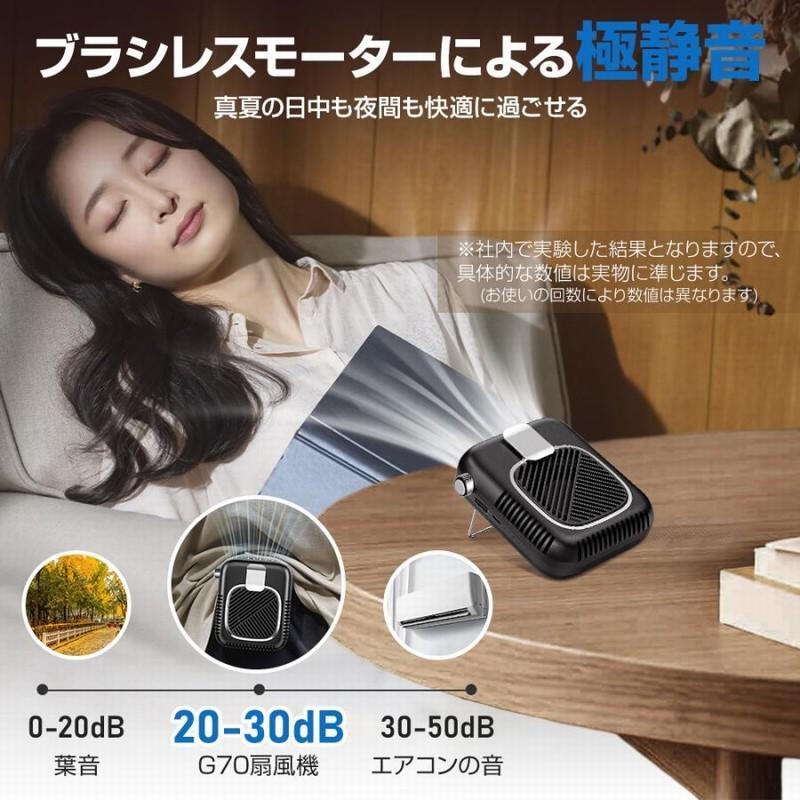 ハンディファン 扇風機 首かけ ネッククーラー ネックファン 卓上 コンパクト 6000mAh モバイルバッテリー おしゃれ USB充電 大容量 長持ち 無段変速 熱中症対策 |  | 07