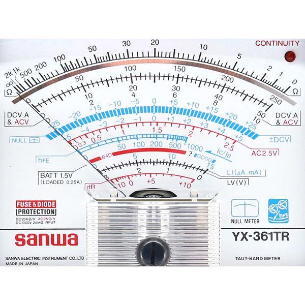 sanwa 三和電気計器 YX361TR アナログマルチメータ テスター 回路計 多機能 測定 |  | 02