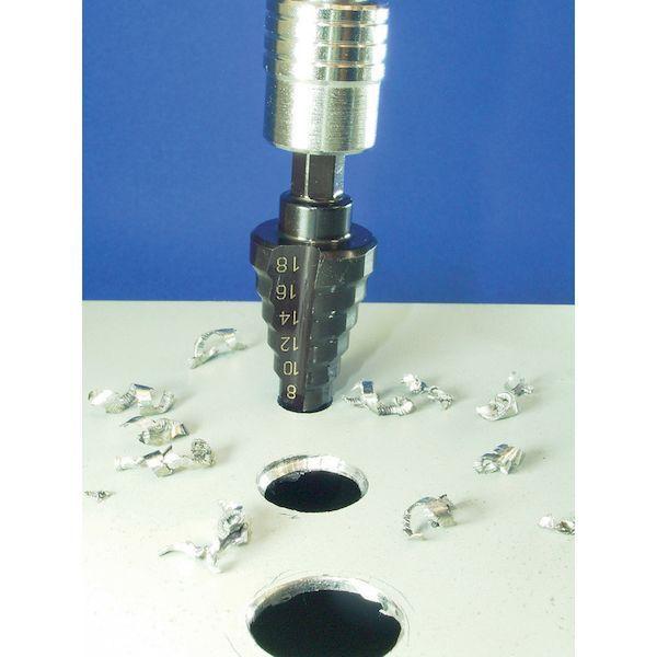 あすつく対応 「直送」 トラスコ TRUSCO NMS-13 六角軸ステップドリル ２枚刃黒染め表面処理 ５〜１３ｍｍ NMS13 138-4449 |  | 04