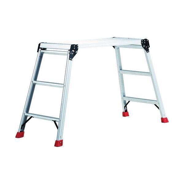 【個数：1個】 トラスコ中山 TRUSCO TDWT-910 直送 代引不可 足場台 アルミ製・プロ用 １０００Ｘ４００ＸＨ８５０ 脚立 はしご TD | 