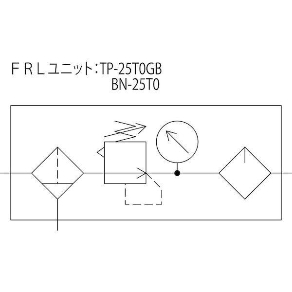 あすつく対応 「直送」 トラスコ TRUSCO TP-25TOGB-10 ＦＲＬコンパクトユニット 同軸型口径 Ｒｃ３／８ TP25TOGB10 254-9662 |  | 02