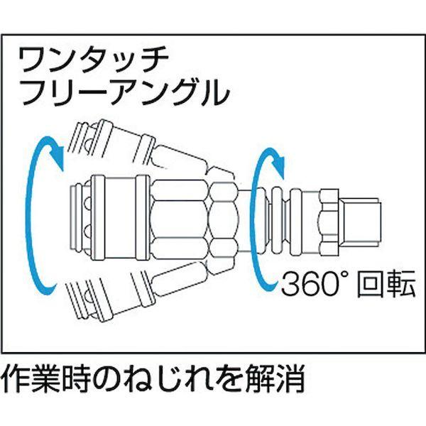 トラスコ TRUSCO TOP-6.5-20F エアブレードホース ウレタンブレードチューブ ６．５×１０ ２０ｍ フリーアングルＪ付 TOP6.52 |  | 01