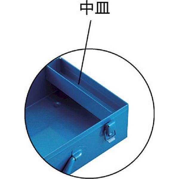 あすつく対応 「直送」 トラスコ TRUSCO T-470 トランク工具箱 ４７０Ｘ２３４Ｘ１０８ ブルー T470 120-0607 ブルー | ブランド登録なし | 03