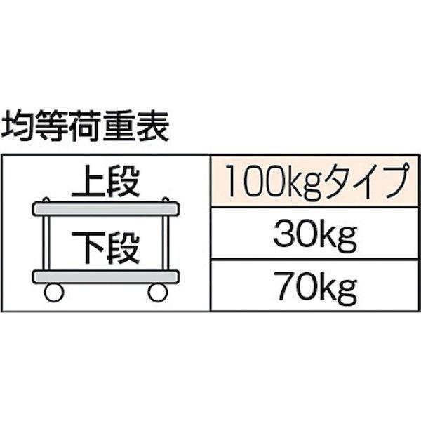 トラスコ TRUSCO MP-602 樹脂製台車 ルートバン２段式 ６００Ｘ４００ MP602 504-2551 600X400 |  | 02