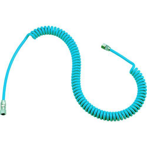 あすつく対応 「直送」 トラスコ TRUSCO CHA-600 エアコイルホース ウレタンコイルホース細巻 ストレート型 ２．９ｍ CHA600 231-5467 | 