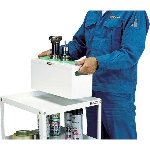 あすつく対応 「直送」 トラスコ中山 TRUSCO WNT404W ツーリングケース ＮＴ・ＢＴ兼用 ４０用ホルダー４個 ホワイト 間口３９０×奥行１ |  | 02