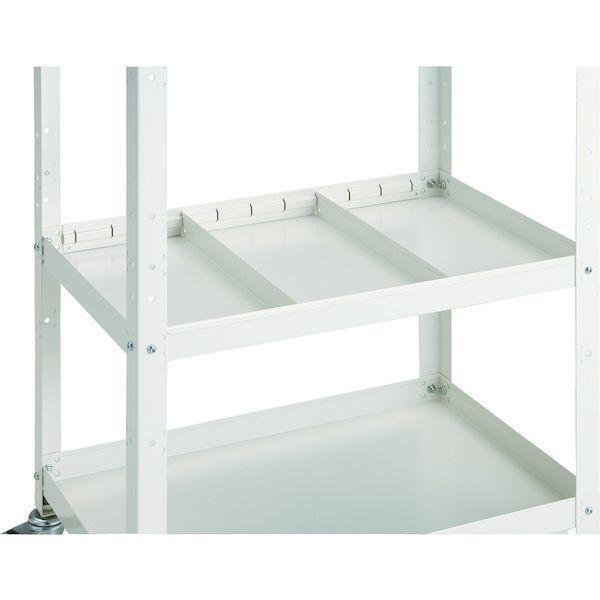 あすつく対応 「直送」 トラスコ中山 TRUSCO RBW55SSETW ツールワゴン ラビットワゴン用仕切板セット ５００×５００用 ホワイト 36 |  | 05