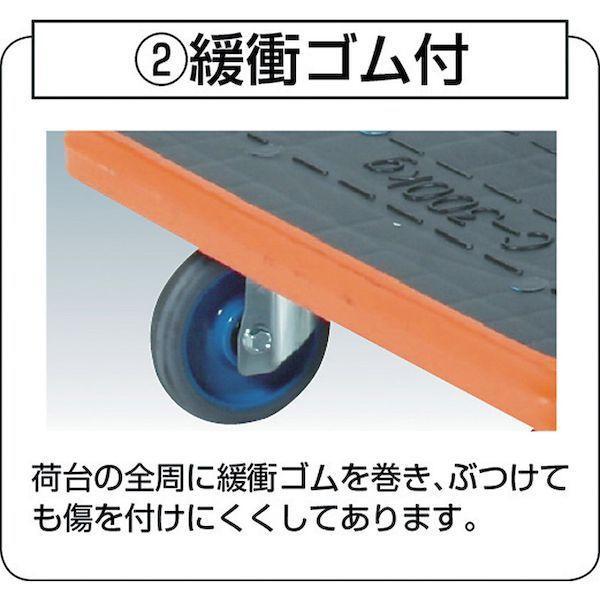 【個人宅配送不可】【個数：1個】トラスコ中山 MKP301 直送 代引不可 ＭＫＰ樹脂製台車 折りたたみ式 ９０６Ｘ６１６ 361-6061 |  | 04