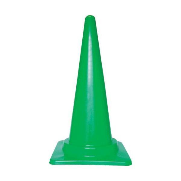 トラスコ中山 TRUSCO TCCGN 安全コーン 幅３８０ｍｍＸ高さ７００ｍｍ グリーン 389-9756 安全コーン | 
