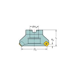 あすつく対応 「直送」 【個数：1個】サンドビック RA245100J31.7512H 直送 代引不可 コロミル２４５カッター 605-5478【キャ | ブランド登録なし | 01