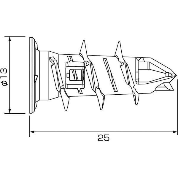 あすつく対応 「直送」 ロブテックス LOBSTER GA 25 モンゴ ジプサム ＧＡ アンカー １００本入 GA25 エビ |  | 02
