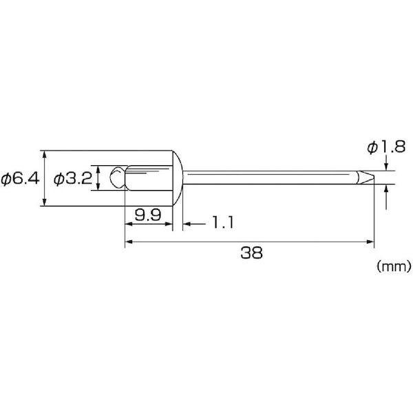 あすつく対応 「直送」 ロブテックス LOBSTER NSA 4-4EB ブラインドリベットエコＢＯＸ アルミ／スティール ４−４ ３００本入 NSA44EB スティール ブラインド |  | 01