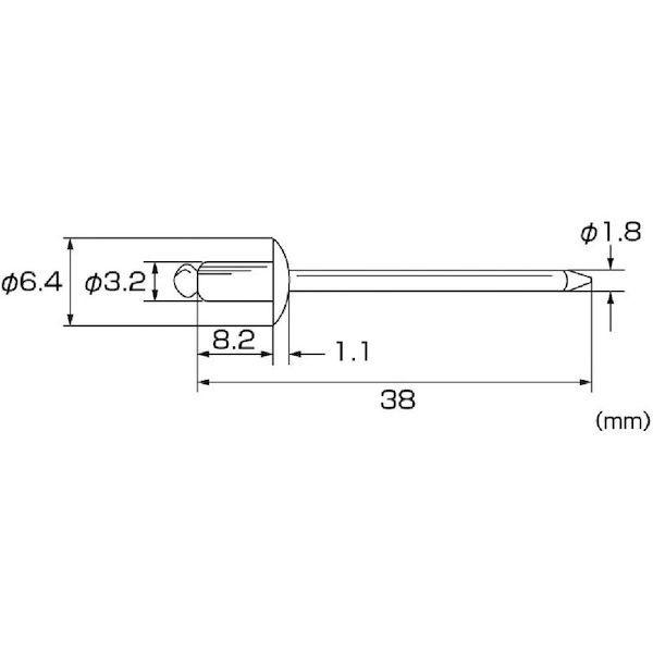 あすつく対応 「直送」 ロブテックス LOBSTER NSA 4-3EB ブラインドリベットエコＢＯＸ アルミ／スティール ４−３ ３００本入 NSA43EB スティール ブラインド |  | 01