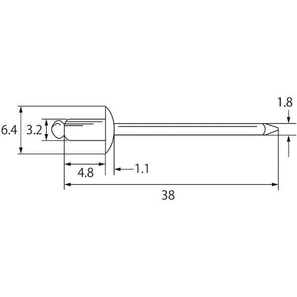 あすつく対応 「直送」 ロブテックス（LOBSTER） ［NSA 4-1EB］ ブラインドリベットエコＢＯＸ アルミ／スティール ４−１ ３００本入 NSA41EB スティール ブラ | ブランド登録なし | 01