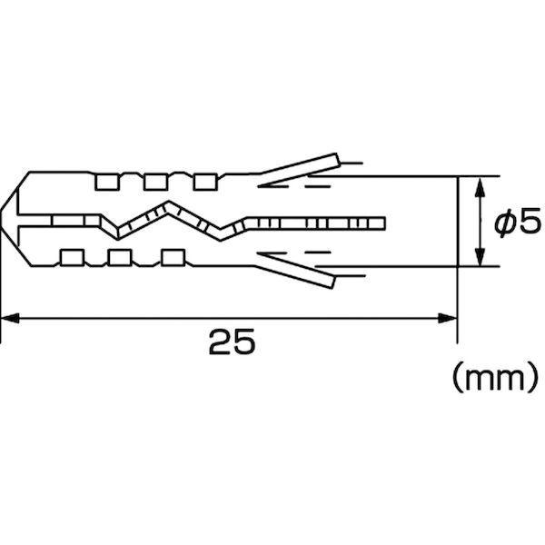 あすつく対応 「直送」 ロブテックス LOBSTER MP525T モンゴナイロンプラグ １８００本入り ５Ｘ２５ 徳用セット エビ モンゴナイロンプ |  | 02