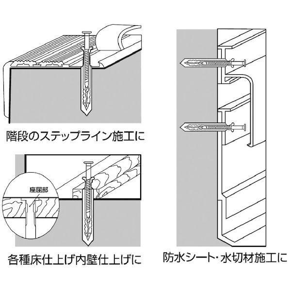 あすつく対応 「直送」 ロブテックス（LOBSTER） ［NP 535］ ネイルプラグ ２００本入 ５Ｘ３５ｍｍ NP535 エビ エビネイルプラグ ２００本入 ５Ｘ３５ｍｍ |  | 03