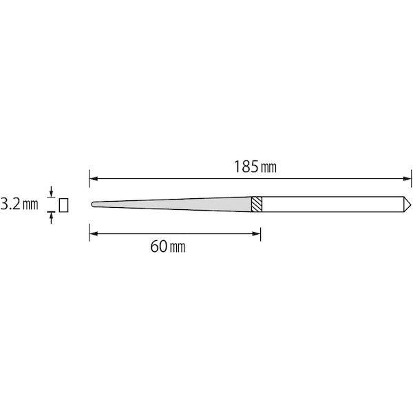あすつく対応 「直送」 ロブテックス LOBSTER K 10 KAKU ダイヤモンドヤスリ 鉄工用 １０本組 角 K10KAKU |  | 01