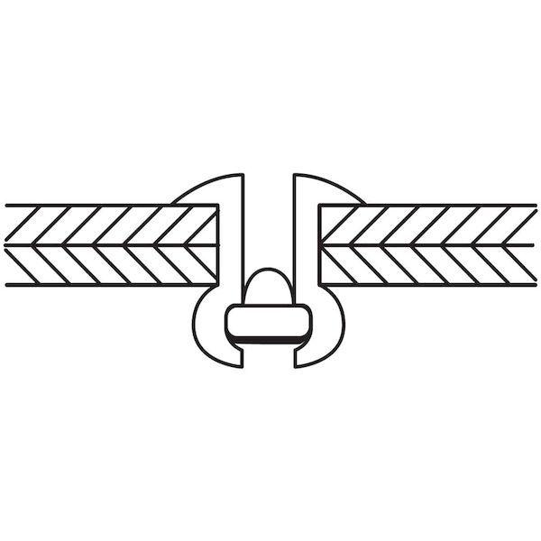 あすつく対応 「直送」 ロブテックス LOBSTER NST 5-4EB ブラインドリベット ステンレス／ステンレス製 ５−４ ３００本入 エコＢＯＸ NST54EB ステンレス エビ |  | 06