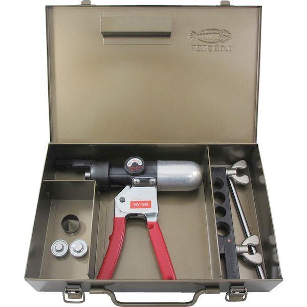 あすつく対応 「直送」 ロブテックス LOBSTER TTH20 手動油圧式つば出し工具セット 手動油圧式手動油圧式つば出し工具セット エビ TTH-20 | LOBSTER | 05