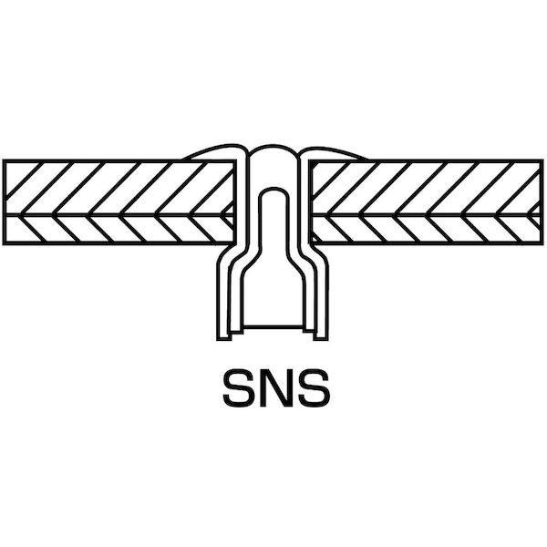 あすつく対応 「直送」 ロブテックス LOBSTER SNS 48110 高強度ブラインドリベット Ｓボルト 丸頭 Φ４．８／板厚１１．０ｍｍ ５００本入 SNS48110 エビ 高強 | LOBSTER | 04