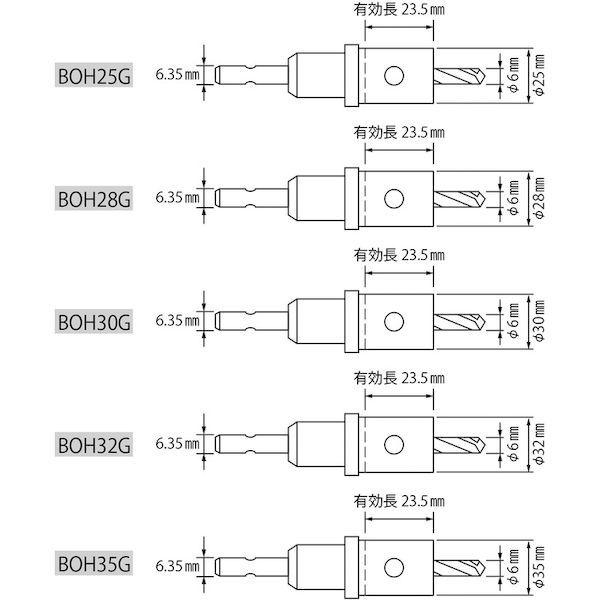 あすつく対応 「直送」 ロブテックス（LOBSTER） ［BOH CSET］ バイメタルホルソー Ｃセット BOHCSET エビ tr-3720560 | ブランド登録なし | 01