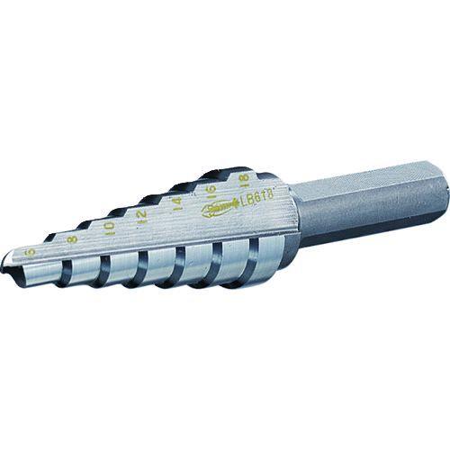 あすつく対応 「直送」 ロブテックス（LOBSTER） LB 618 ステージドリル ノンコーティング ７段 軸径１０ｍｍ ６−１８ LB618 7段 エビ ノンコーティング 6- | ブランド登録なし