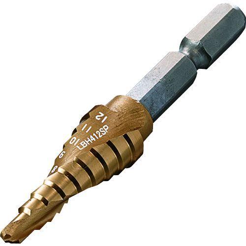 あすつく対応 「直送」 ロブテックス（LOBSTER） ［LBH 412SP］ スパイラルステージドリル ９段 ４−１２ LBH412SP 9段 | 