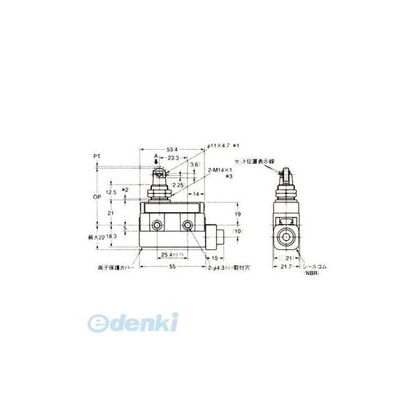 オムロン OMRON ZC-Q2255 コンパクト封入スイッチ ＺＣ−□５５ ZCQ2255【キャンセル不可】 | 