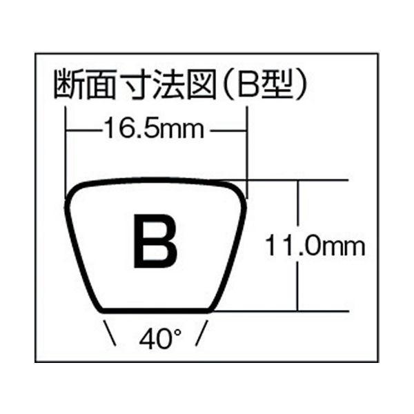 三ツ星 B-145 標準型VベルトB型 呼び番号145インチ B145 |  | 02