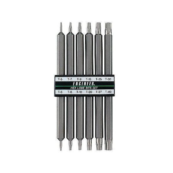 エンジニア ENGINEER DR-15 ビットセット DR15 ビュレットホルダー付DR-15 ヘクスローブ | 