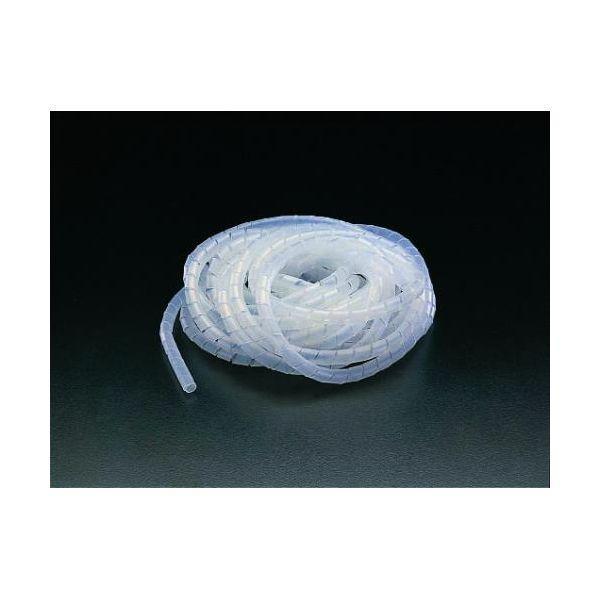 エスコ EA944BW-20 20mmx10m白スパイラルチューブ EA944BW20【キャンセル不可】 | 