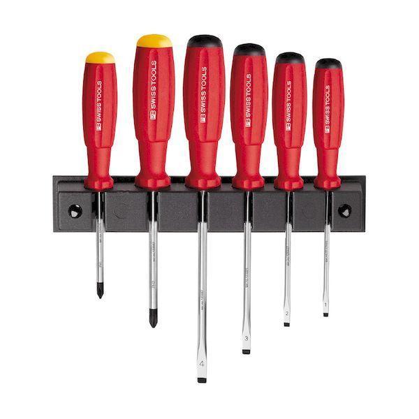 PBスイスツール PB SWISS TOOLS 8244 スイスグリップ・ドライバーセット ホルダー付 |  | 01