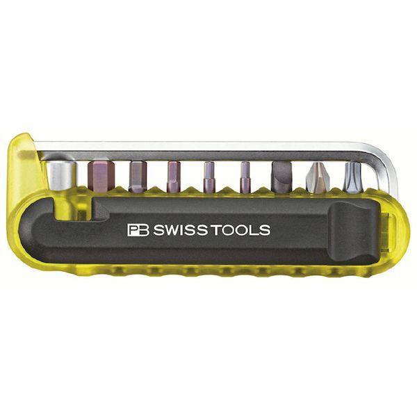 PBスイスツール PB SWISS TOOLS 470YELLOWCN ４７０ＹＥＬＬＯＷＣＮ バイクツールセット ９本組 イエロー ブリスターパック | 