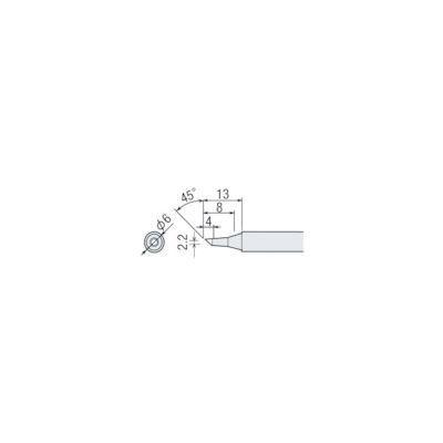 太洋電機産業 goot PX-2RT-2BC 替こて先２ＢＣ型ＰＸ２／ＰＸ３／ＳＶＳ用 PX2RT2BC | goot