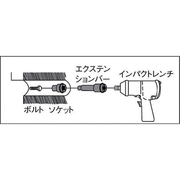 あすつく対応 「直送」 前田金属工業 ＴＯＮＥ NE60300 インパクト用エクステンションバー 全長３００ｍｍ 差込角１９．０ｍｍ 387-6675 |  | 01