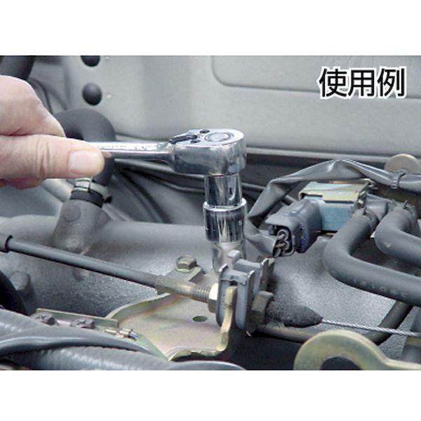 あすつく対応 「直送」 前田金属工業 ＴＯＮＥ RH23K ラチェットハンドル ホールドタイプ 歯数４８枚 差込角６．３５ｍｍ 全長１４０ｍｍ 369 |  | 02