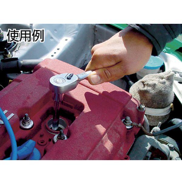 あすつく対応 「直送」 前田金属工業 ＴＯＮＥ RH43K ラチェットハンドル ホールドタイプ １２．７凸 ２５７ｍｍ ４８枚歯 369-9137 |  | 02