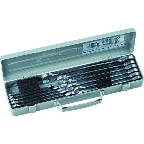 あすつく対応 「直送」 前田金属工業 ＴＯＮＥ RM110 ラチェットめがねレンチセット 10pcs 396-4736 トネ 1S | TONE