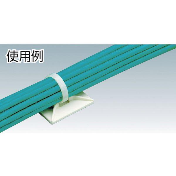 あすつく対応 「直送」 パンドウィットコーポレーション ABM2SAC14 マウントベース ゴム系粘着テープ付き テレホングレー １００個入 | ブランド登録なし | 03