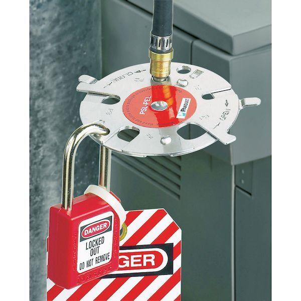 あすつく対応 「直送」 パンドウィットコーポレーション PSLPEL エアーカプラ用ロックアウト １個＝１袋 403-7782 | ブランド登録なし | 04