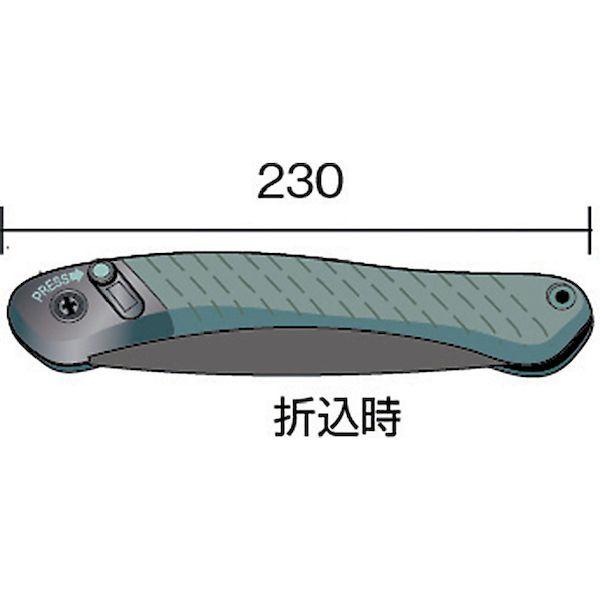 あすつく対応 「直送」 バーコ 396LAP 折込式一体型剪定鋸 ３９６ラップランダー 刃長１９０ｍｍ 354-1355 | BAHCO | 03