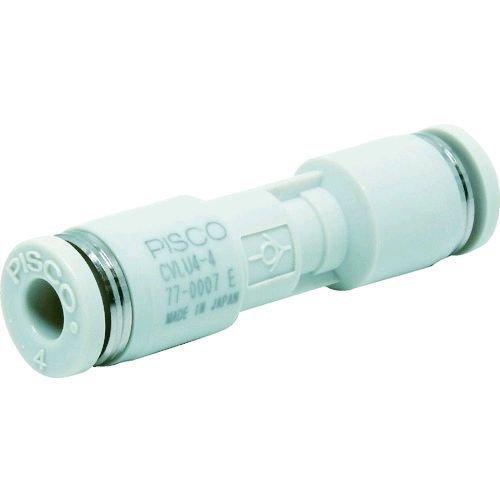 あすつく対応 「直送」 日本ピスコ CVLU44 低作動圧チェックバルブ ユニオンストレート 442-6355 | 